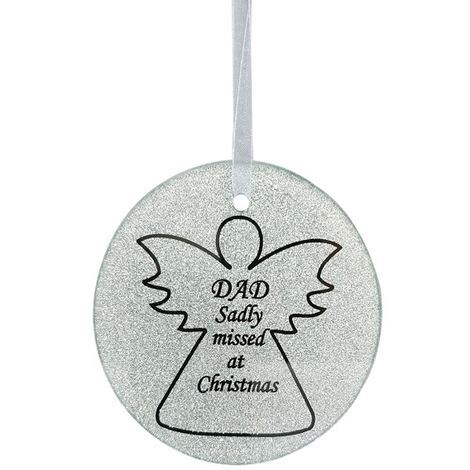 dad angel christmas ornament