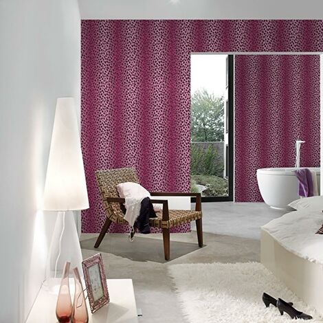 AS Creation Leopard Print Pink Black ...