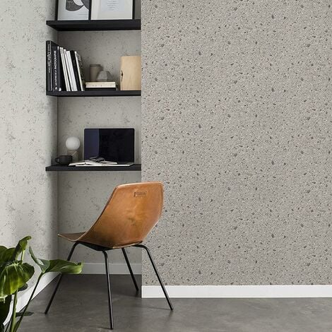 Rasch Rocknrolle Grey Stone Pebbles Wallpaper Modern Textured Paste The 