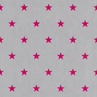 Kids Girls All Over Star Design Grey Pink Wallpaper Children's Bedroom Teens