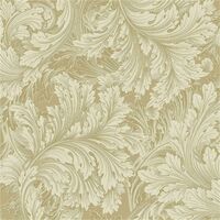 Rossetti Gold Wallpaper Grandeco Classic Baroque Floral Cream Traditional