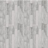 3D Wood Effect Cladding Wallpaper Grey Distressed Plank Board Paste The Wall P+S