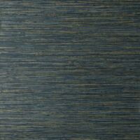 Crown Grasscloth Luxury Textured Wallpaper Navy Metallic Modern Feature Wall