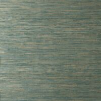 Crown Grasscloth Luxury Textured Wallpaper Teal Metallic Modern Feature Wall