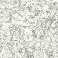 Wallquest Caspia Marble Silver Wallpaper Modern Contemporary Acrylic Coated