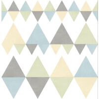 A Street Prints Stylish Triangle Blue Green Wallpaper Modern Paste The Wall
