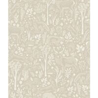 Grandeco Little Dreamers Beige Nursery Kids Room Paste The Wall Vinyl Wallpaper