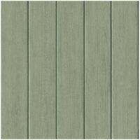 Fine Decor Painted Wood Panel Green Wallpaper Paste The Paper Washable Plank