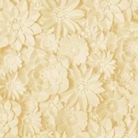 3D Effect Floral Wallpaper Flowers Yellow Mustard Washable Fine Decor Dimensions