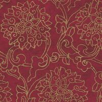 Asian Fusion Red And Gold Wallpaper Embossed Textured Vinyl Paste The Wall