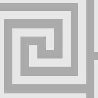 Athena Debona White and Silver Glitter Wallpaper Metallic Vinyl Greek Key Aesthetic