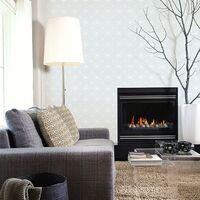 Galerie Grey And White Star Tile Effect Wallpaper Smooth Finish Wall Covering