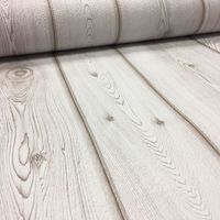 Wood Effect Wallpaper Wooden Planks Boards Realistic Textured Off White Erismann