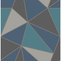 Fine Decor Apex Geometric Wallpaper Luxury Heavyweight Metallic Modern 3 Colours