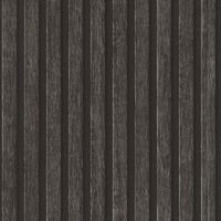 AS Creation Wooden Slat Charcoal Wallpaper Modern Textured Paste The Wall Vinyl