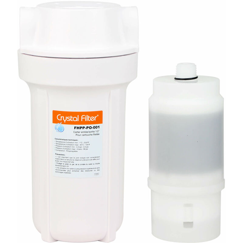 Filtre Crystal Filter® PO-001 compatible pour filtre CJFSE sous évier Polar FSE