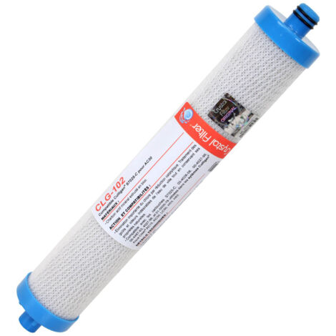 Cartouche charbon - CLG-102 Crystal Filter® compatible Culligan® S7025-C pour AC30 (1/4)