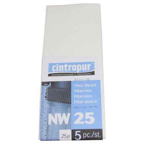 Manchettes filtrantes NW25 ,TIO & SL240 - 25µ pour Cintropur