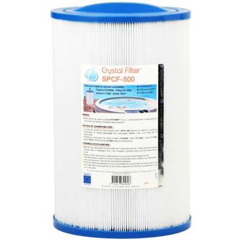 Filtre Spa Crystal Filter® SPCF-500 - Compatible Pleatco PCD50N - Filbur FC-3963 - Unicel C-7350 - Darlly 70511 (1/5)