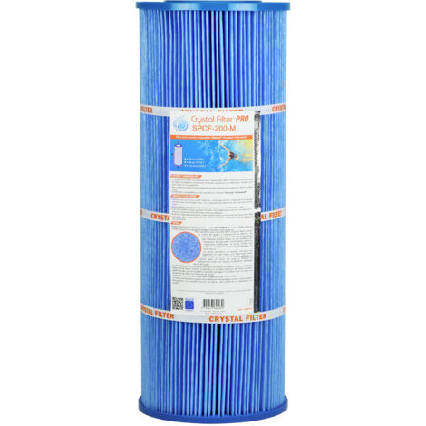 Filtre SPCF-200-M PRO Antibactérien - Crystal Filter® - Compatible Waterair® Escatop®/Escawat® (1/5)
