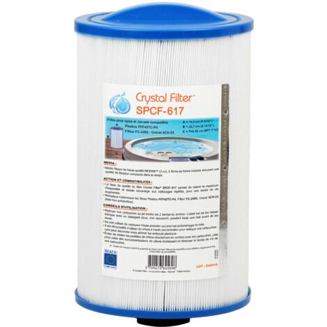 Filtre Spa Crystal Filter® Spa SPCF-617- Compatible Pleatco PFF42TC-P4 - Filbur FC-2402 - Unicel 4CH-23 (1/5)