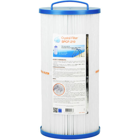 Filtre SPCF-210 v2 - Crystal Filter® - Compatible Filtrinov® GS14 MX18 MX25 - Cartouche filtre piscine (1/4)