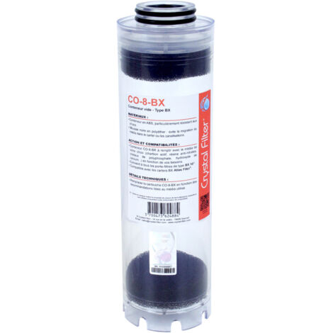 Conteneur vide 10'' BX - Compatible Atlas Filtri® - Crystal Filter® CO-8-BX (1/4)