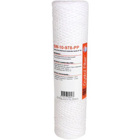Filtre adoucisseur - Cartouche SW-10-978-PP sédiment bobinée 9''7/8