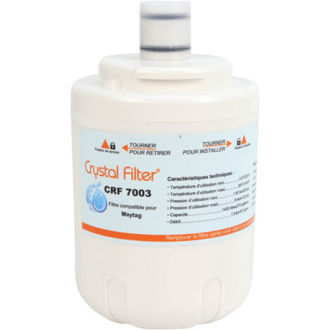 Filtre UKF7003 - Filtre frigo UKF7003 compatible Maytag - Crystal Filter® CRF7003 (1/5)