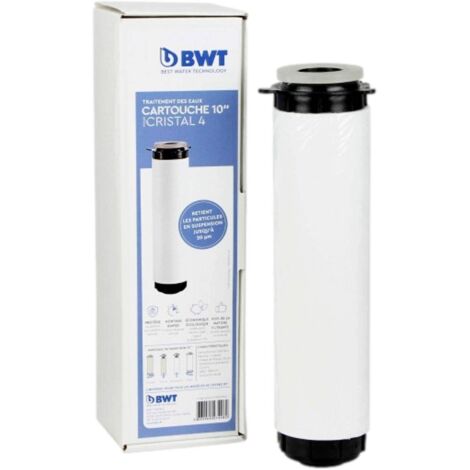 BWT – Cartouche filtrante anti-sédiments 10 pouces – Finesse de filtration 20 microns – Support axial inclus – Débit 1800 l/h (1/3)