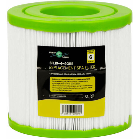 Filtre Filter Logic SFL10-4-4OBE - Cartouche Spa et Jacuzzi compatible Pleatco PWW10 Darlly SC750 (1/5)