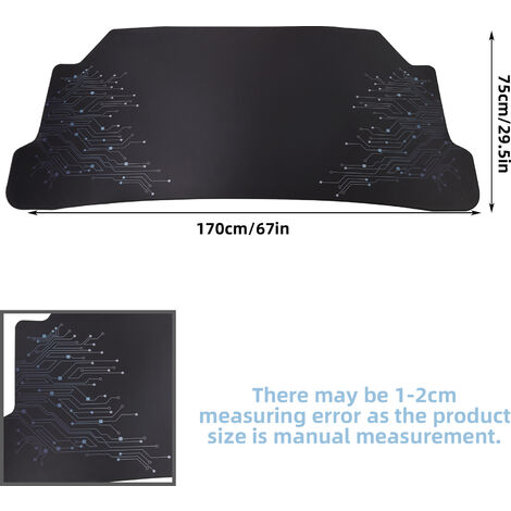 RGB Racing Gaming Desk Computer Table With Keyboard Mouse Mat Sofa Side Table Bedroom