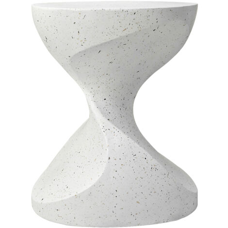 Outdoor Side Tables Faux Terrazzo Decorative Garden Stool