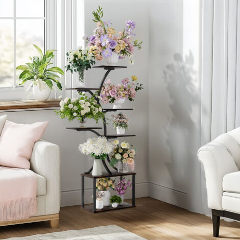 7 Tier Plant Stand Indoor Corner Flower Stand Shelf Display Rack for Living Room