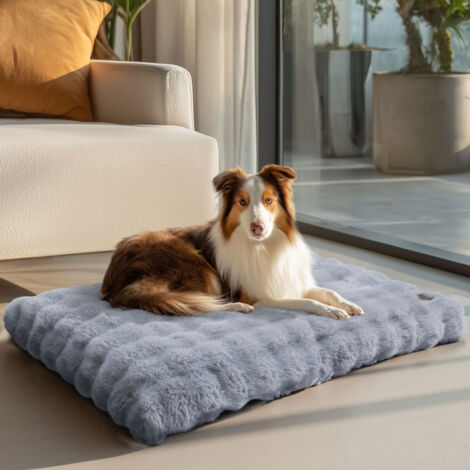 BingoPaw Dog Bed with Removable Washable Cover for Small Medium Large Jumbo Dogs - Grey 90x60x10cm