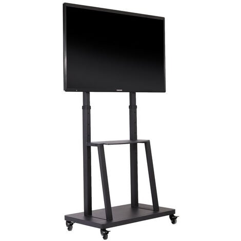 Mobile Floor TV Stand Trolley Height Adjust Mount for 32 40 42 45 50 55 60 65 80" inches Large TV