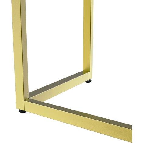 100cm Luxury Console Table Art Design Lounge Living Room Hallway Entry Side Table Gold