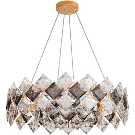 60cm Modern Crystal Chandelier Pendant Ceiling Light Wedding Bedroom Cristal Lustre
