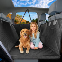 Dog Seat Cover Waterproof Hammock Heavy Duty Scratch Proof Nonslip Durable Soft Pet Back Seat Covers for Cars Trucks and SUVs