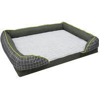 Bingpaw Oversized Dog Sofa Bed Washable Cushion Warm Luxury Pet Basket Couch Mat, Extra Extra Large 132 x 98 x 25cm