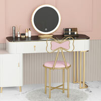 Dressing Table Chair Vanity Stool Piano Dining Chairs Bedroom Room Butterfly High Back