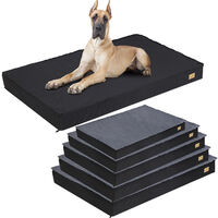BingoPaw Jumbo Orthopedic Dog Bed Foam Pet Bed Mattress Waterproof Liner Pet Mat NonSlip, Extra Extra Large 120x75x10cm
