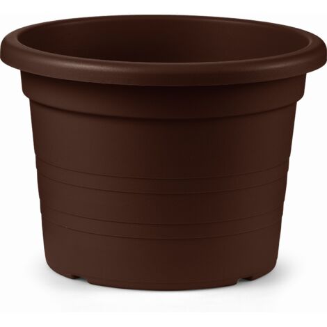 Vaso Cilindro Plastica 70 cm - Bronze
