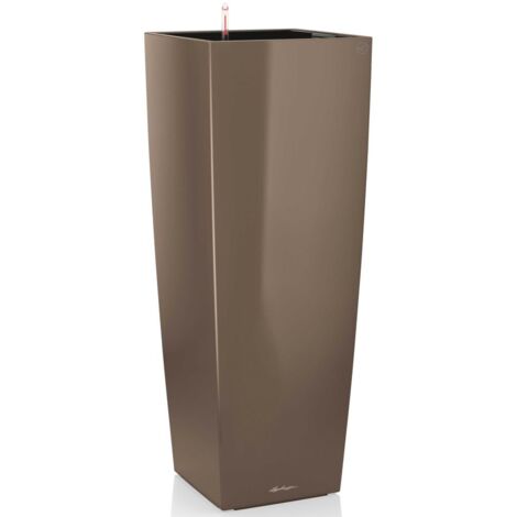 Lechuza hohe kubische Vase Komplettset Hochglanz Turteltaube - 105 cm