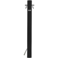 Aquapoint Totem Underground Gartensäulenbrunnen aus schwarzem Metall