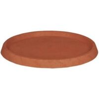 Runde Untertasse 36 cm - Perlen-Weiß
