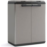 Keter Split Cabinet Recycling Basic – Schrank für die getrennte Abfallsammlung – ISTA 6 – 68 x 39 x 85 H