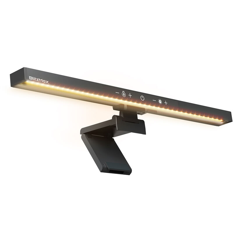 BlitzWolf Lampe de bureau LED RVB à intensité variable pour ordinateur de  bureau Lampes de table attentionnées pour l'étude de l'écran de lecture