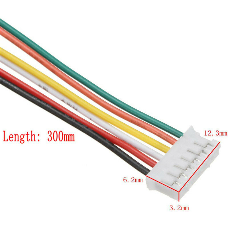 Excellway® 100 Pcs Mini Micro JST 2.0 PH Connecteur 2 broches avec câbles  de 120 mm
