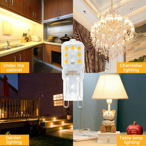 Ampoule LED Super Brillante G9, AC 220V, 3W, 5W, 9W, SMD2835